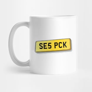 SE5 PCK Peckham Number Plate Mug